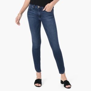 Joe’s The Icon Mid Rise Ankle Skinny Dolphin Hem Jeans